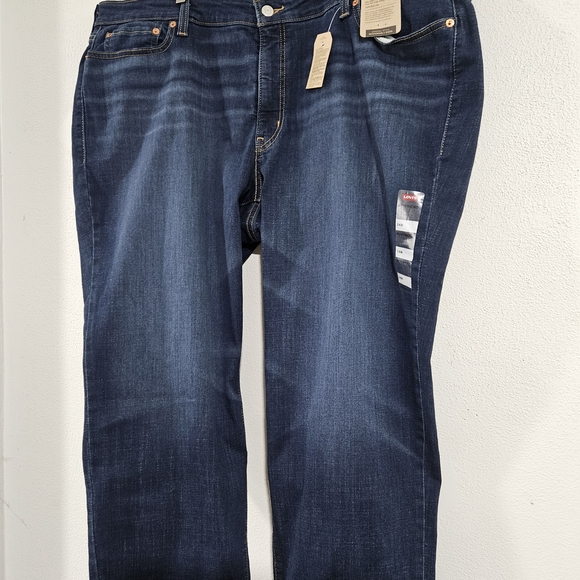 Levi's Denim - Levi's Women's Dark Blue Boyfriend Jeans